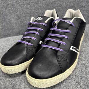 Umbro Men's Black Leather Sneakers Size 13 US Casual‎ Retro Style Shoes